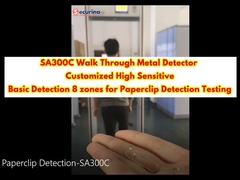 Paperclip Detection SA300C Walk Through Metal Detector (8zones)
